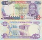 ZAMBIA 1991 100 kwacha #34a UNC, Postzegels en Munten, Bankbiljetten | Afrika, Zambia, Verzenden