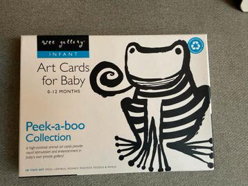 Wee Gallery Art Cards Baby - Zwart Wit Contrast beschikbaar voor biedingen