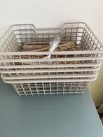 6x KOMPLEMENT Draadmand 50x35 cm - Incl. bevestiging, Huis en Inrichting, Kasten | Kledingkasten, Ophalen of Verzenden, Gebruikt