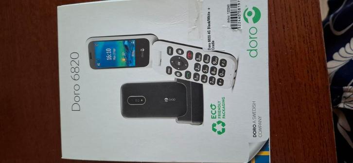 Doro 6820, Telecommunicatie, Mobiele telefoons | Nokia, Zo goed als nieuw, Minder dan 3 megapixel, Zwart, Ophalen of Verzenden
