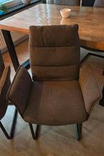 4 x eetkamer stoel Evi leenbakker, Huis en Inrichting, Ophalen, Zo goed als nieuw, Vier, Stof