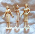 3 vintage popjes poppenhuis USA jaren 50 plastic a la Barbie, Ophalen of Verzenden