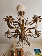 Hans Kögl kroonluchter  verguld goud kleur  met 5 lampen, Ophalen of Verzenden, Zo goed als nieuw