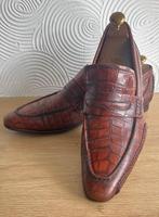 Alberto Bellini. Leren loafers. Mt 42., Loafers, Bruin, Ophalen of Verzenden, Zo goed als nieuw