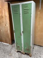 Vintage Lockerkast 2x - Melkfabriek Patina, Ophalen, Gebruikt