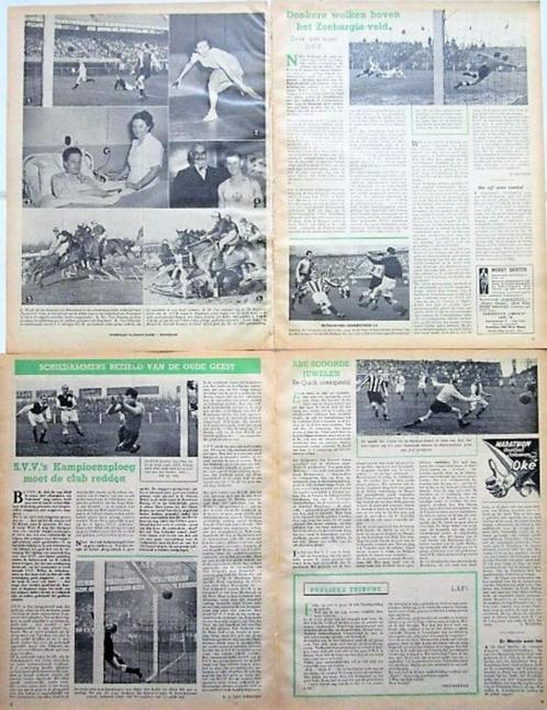 Artikelen en fotos Nederlands voetbalclubs 1949 voetbal foot, Verzamelen, Sportartikelen en Voetbal, Spel, Ajax, Ophalen