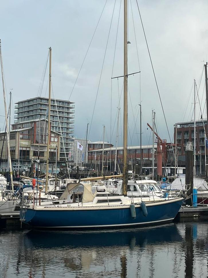 Victoire 34 met nieuwe Yanmar motor en Hydrovane, Watersport en Boten, Kajuitzeilboten en Zeiljachten, Gebruikt, Tourjacht of Cruiser