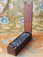 Mooi oud compleet dominospel uit Engeland in een kistje.