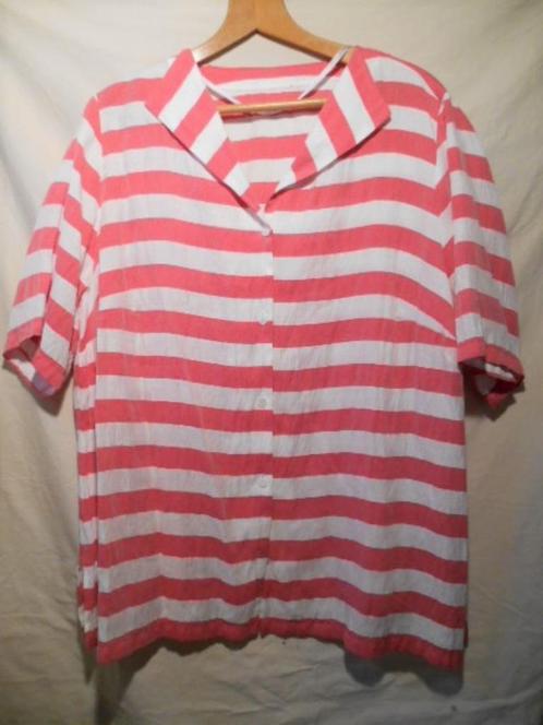 ULLA POPKEN Selection prachtige zomerse blouse , maat 52, Kleding | Dames, Grote Maten, Zo goed als nieuw, Blouse of Tuniek, Rood