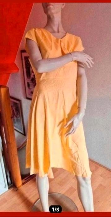 Nieuwe gele zomerjurk maat S. Okselmaat 46 cm beschikbaar voor biedingen