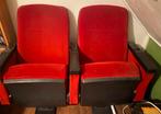 Bioscoopstoelen, Ophalen, Gebruikt, Twee, Stof