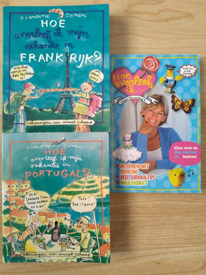3 kleine boekjes: Hoe overleef ik...? - Francine Oomen, Boeken, Kinderboeken | Jeugd | 10 tot 12 jaar, Gelezen, Ophalen of Verzenden