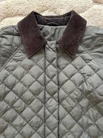 Donkergroen gewatteerder donsjas, maxi jas. M. Type barbour, Kleding | Dames, Zuiver Dons gewatteerd, Zo goed als nieuw, Groen