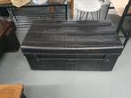 vintage metalen kist koffer, Ophalen, Gebruikt, 100 tot 150 cm, Contact@zogoedalsoud.com