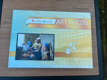 Melkmeisje Vermeer Puzzel - 1000 Stukjes beschikbaar voor biedingen