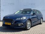Ford Mondeo Wagon 2.0 IVCT HEV Titanium PANODAK | HYBRIDE |, Auto's, Stof, Gebruikt, Blauw, Origineel Nederlands