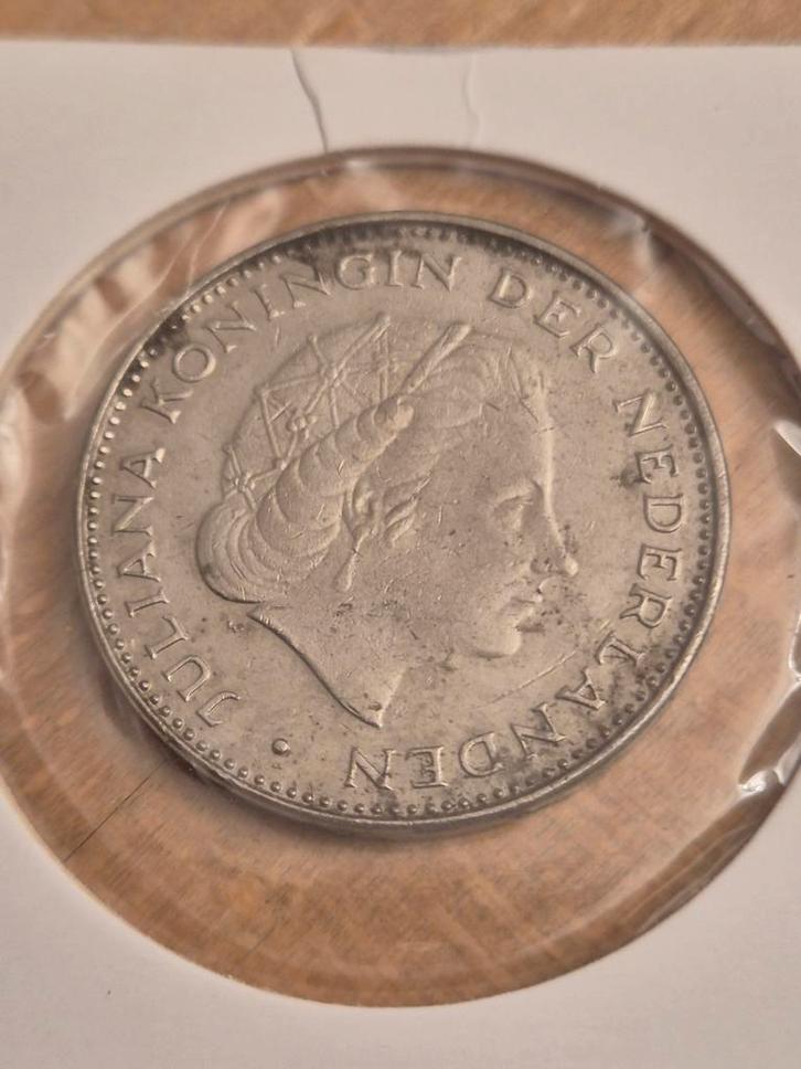 Rijksdaalder Juliana 1972, Postzegels en Munten, Munten | Nederland, Losse munt, 2½ gulden, Koningin Juliana, Verzenden