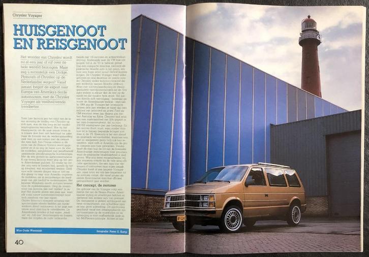 Chrysler Voyager testen in Autoselect 1988, Boeken, Auto's | Folders en Tijdschriften, Gelezen, Overige merken, Ophalen of Verzenden