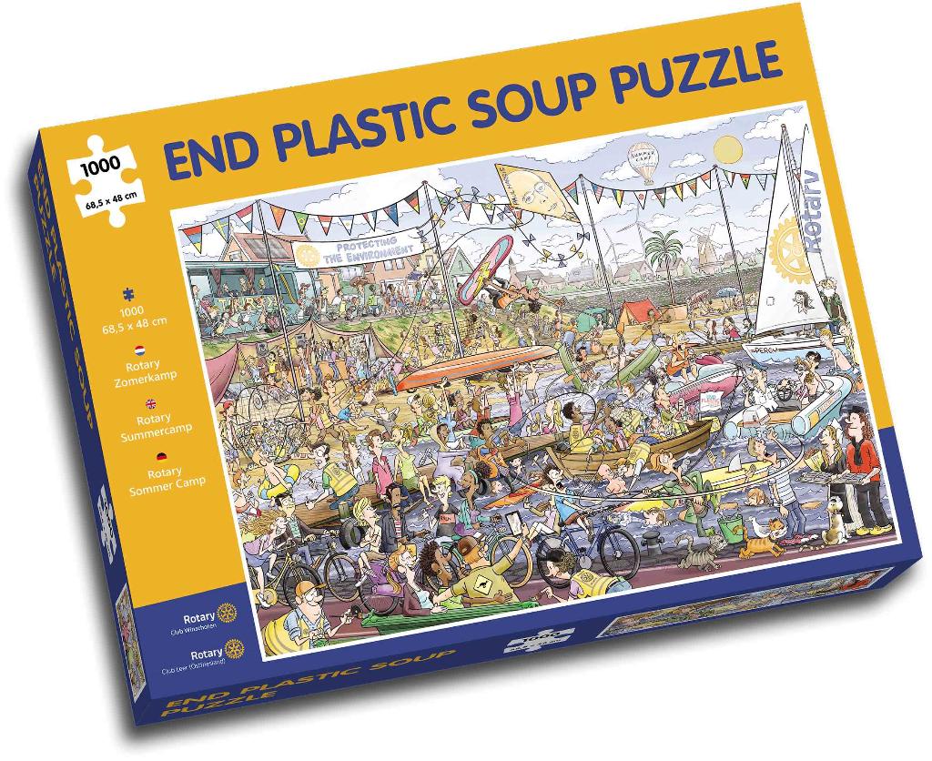 Legpuzzel, Maak een einde aan de plastic soep, Ophalen, 500 t/m 1500 stukjes, Zo goed als nieuw