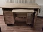 Computermeubel / Bureau Licht Eiken - Nieuwstaat, Huis en Inrichting, Bureaus, Ophalen, Zo goed als nieuw, Bureau