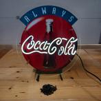 Coca-Cola ALWAYS Neon – Ronde Reclame – Zeldzaam – volledig, Verzamelen, Merken en Reclamevoorwerpen, Ophalen of Verzenden, Gebruikt