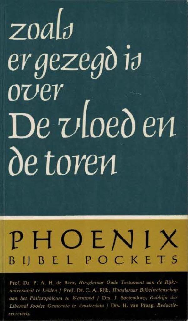 Zoals er gezegd is over De Vloed en de Toren, Boeken, Godsdienst en Theologie, Gelezen, Christendom | Katholiek, Christendom | Protestants