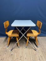 Vintage Kinder Formica Tafeltje inklapbaar, Ophalen, Gebruikt, Tafel(s)