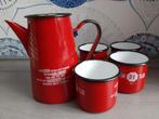 Vintage drinkset compleet met kan & bekers, Antiek en Kunst, Ophalen of Verzenden
