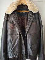 piloten jack, Bruin, Nickelson, Ophalen of Verzenden, Jas of Mantel