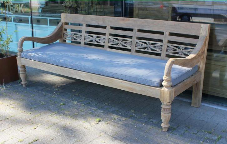 Nieuwe teak tuinmeubelen - tuinbank / stationsbank bij TEAK2, Tuin en Terras, Tuinbanken, Nieuw, Teakhout, Ophalen of Verzenden