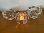 Kristallen waxinelichthouders waaronder Nachtmann, Ophalen of Verzenden, Zo goed als nieuw, Overige materialen, Minder dan 25 cm