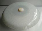Vintage glazen plafonnière, plafondlamp uit de jaren 60, Huis en Inrichting, Lampen | Plafondlampen, Ophalen of Verzenden, Zo goed als nieuw