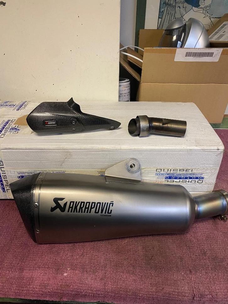 Akrapovic BMW R1200R R1250RS Titanium, Motoren, Onderdelen | BMW, Gebruikt, Ophalen