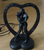 tafellamp Lovers couple, volgnr 28, Ophalen of Verzenden, Zo goed als nieuw, Glas, Minder dan 50 cm