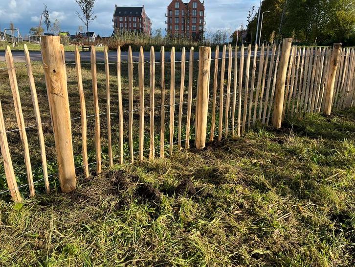 Engels hekwerk schapenhek Kastanjehout afrastering kippen, Tuin en Terras, Tuinhekken en Hekwerk, Nieuw, Tuinhek, Hout, Ophalen of Verzenden