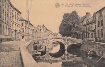 P367 oude ansichtkaart brugge augustijnenbrug jaar 30 belgie beschikbaar voor biedingen
