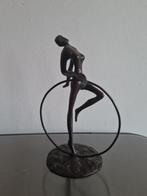 Vintage massief bronzen ballerina ballet beeldje sculptuur, Antiek en Kunst, Ophalen of Verzenden