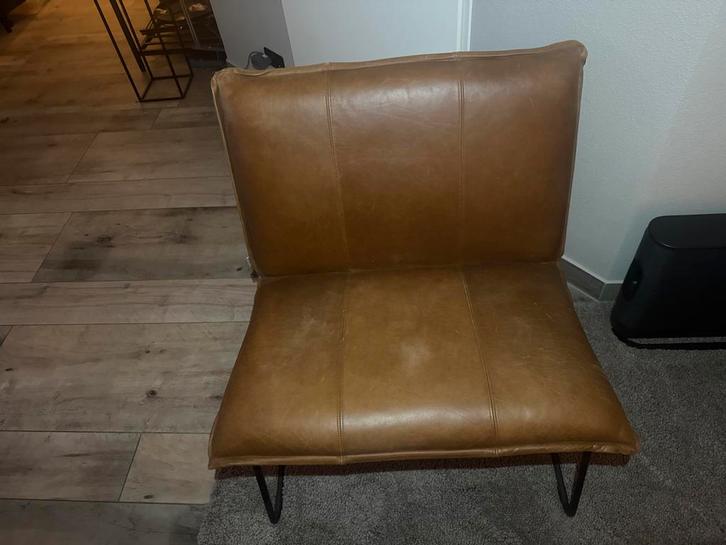 X5Home fauteuil - nette staat, 4 op voorraad!, Huis en Inrichting, Fauteuils, Zo goed als nieuw, Leer, 50 tot 75 cm, Minder dan 75 cm