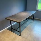 Boomstam bartafel - 225x100x93cm € 800,00, Huis en Inrichting, Tafels | Eettafels, 200 cm of meer, 100 tot 150 cm, Rechthoekig