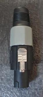 SPEAKON PLUG FEMALE 4 POLIG SPK-4FCX, Ophalen of Verzenden, Nieuw, Apparatuur