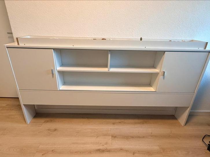 Bedkast - kast naast het bed - evt. met schelpenbak - GRATIS, Kinderen en Baby's, Kinderkamer | Bedden, Gebruikt, 180 cm of meer