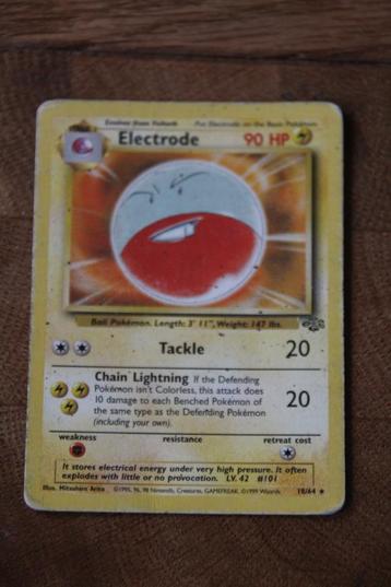 Pokemonkaart Electrode 90HP.