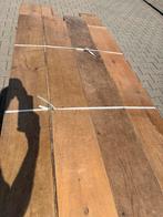 38 m2 massief eiken parkervloer ,20 cm breed 2 cm dik, Doe-het-zelf en Verbouw, Gebruikt, 2e hands product, 2e hands product, 2e hands product