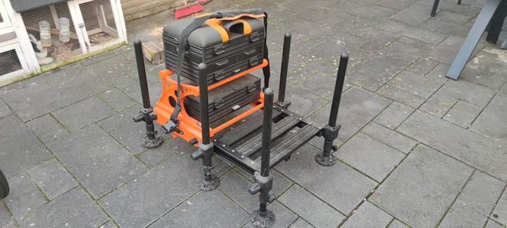 Viskist / Seatbox Compleet, Watersport en Boten, Hengelsport | Karpervissen, Gebruikt, Overige typen, Ophalen