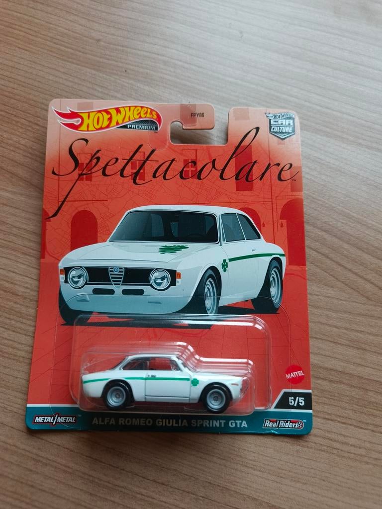 Hot wheels Alfa Romeo Giulia sprint GTA, Hobby en Vrije tijd, Modelauto's | Overige schalen, Ophalen of Verzenden, Nieuw, Auto