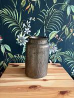 Mooie bruine bronzen vaas, Overige kleuren, Nieuw, Ophalen of Verzenden, Glas