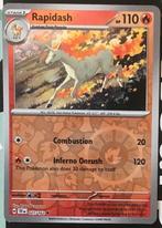 Pokemon - Rapidash (TEF 027) - Reverse holo.., Ophalen of Verzenden, Nieuw, Losse kaart, Foil