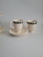 Wedgwood oud servies set van 2 kop/ beker met schotel, Antiek en Kunst, Ophalen of Verzenden