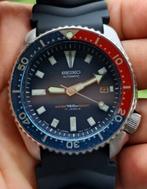 Seiko Diver 7002-700J Pepsi uit Juni 1991 Made in Japan, Zwart, IOS, Ophalen of Verzenden, Zo goed als nieuw