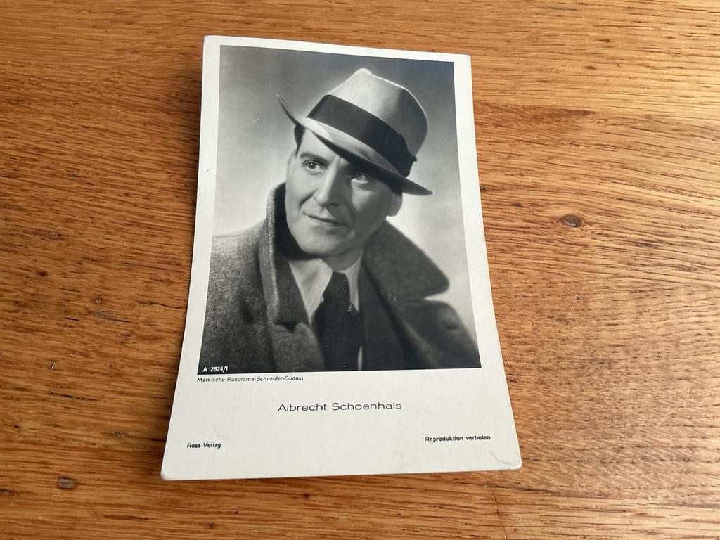 F55 Albrecht Schoenhals, Ophalen of Verzenden, Foto of Kaart